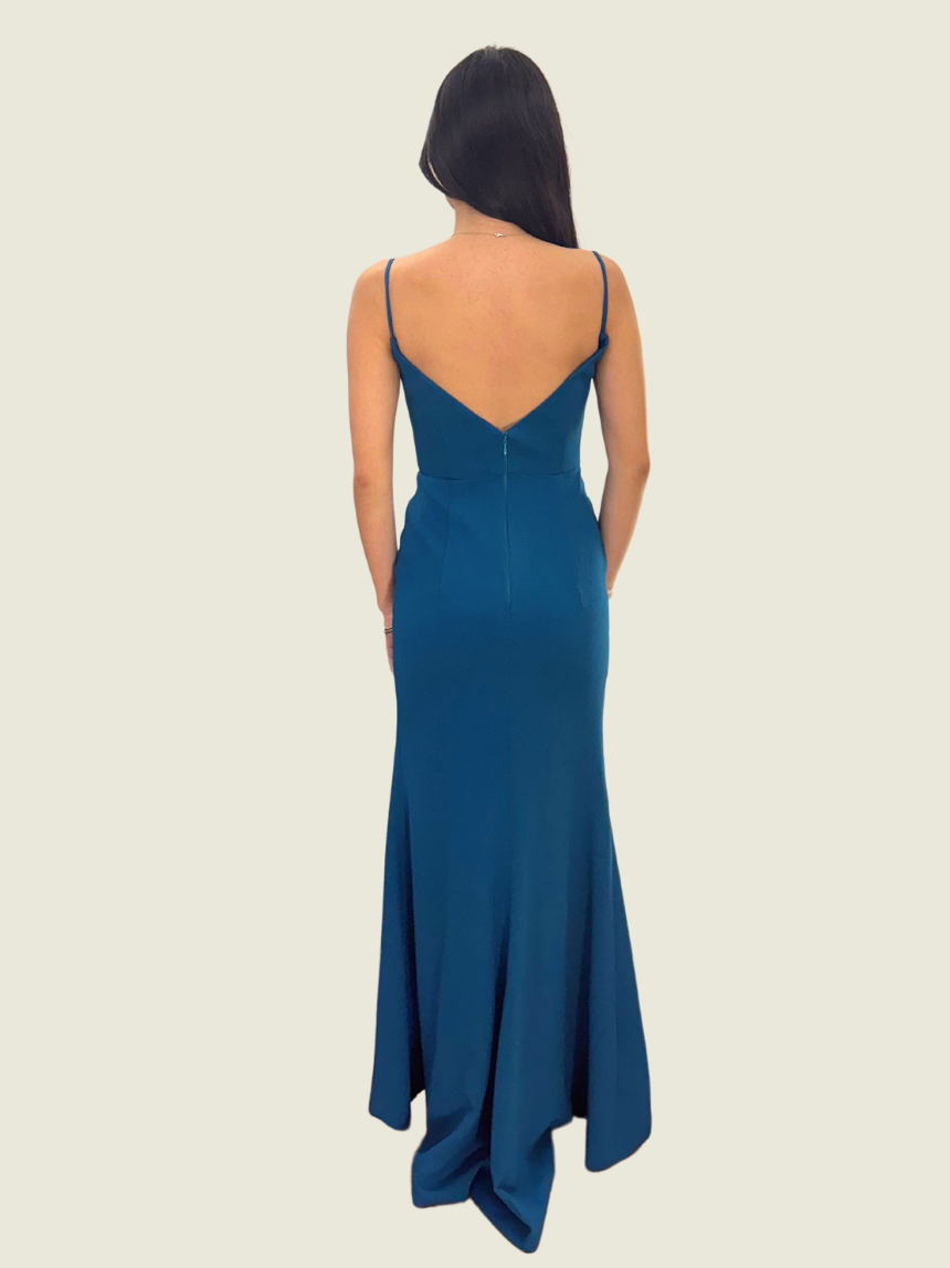 Boom Sason Blue Long Gown