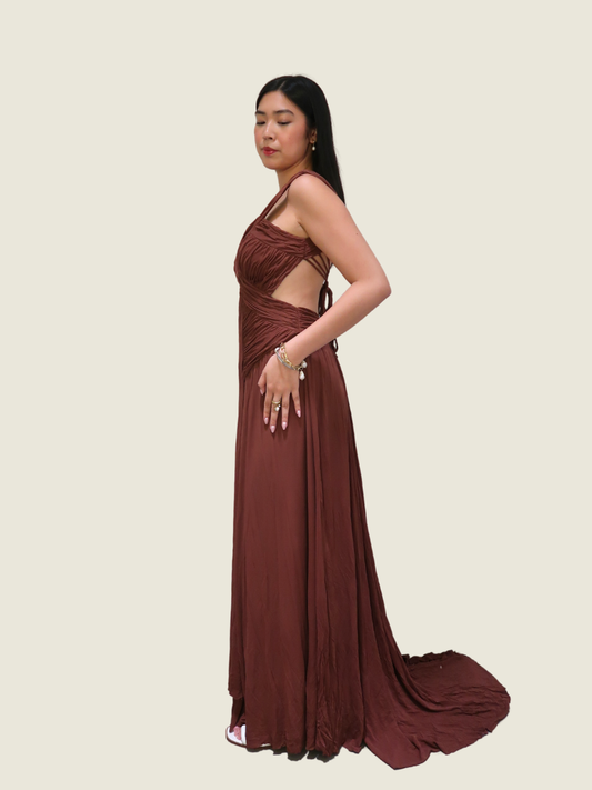 BCBG Pleated Gown