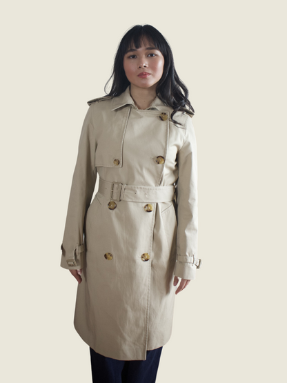 Mango Light Brown Trench Coat