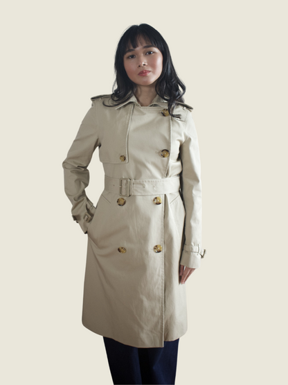 Mango Light Brown Trench Coat