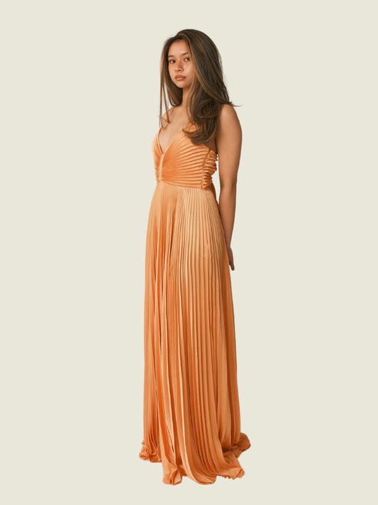 ALC Mandarin Orange Maxi Dress