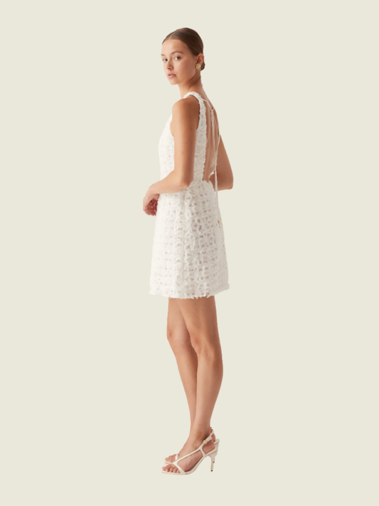 Aje Quintette Textured Mini Dress