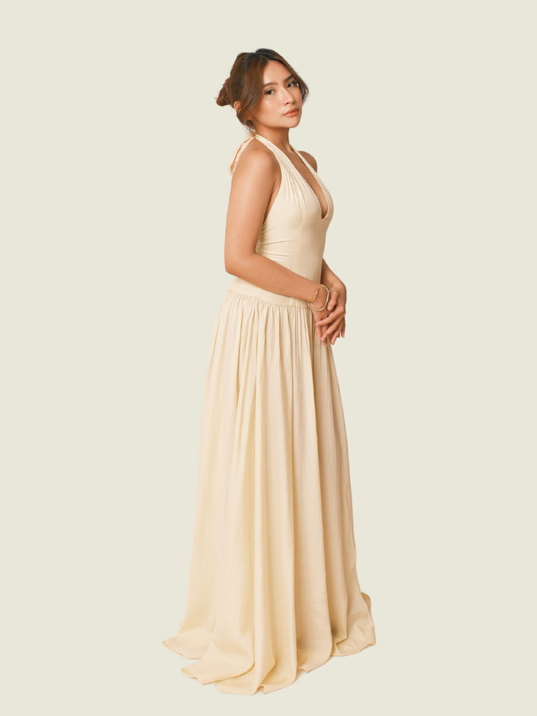 SHANI SHEMAR Yellow Maxi Dress