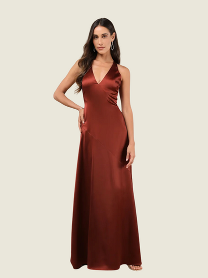 Lulus Purely Elegant Satin Dress