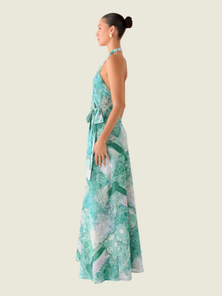Peppermayo So Chic Halter maxi Dress
