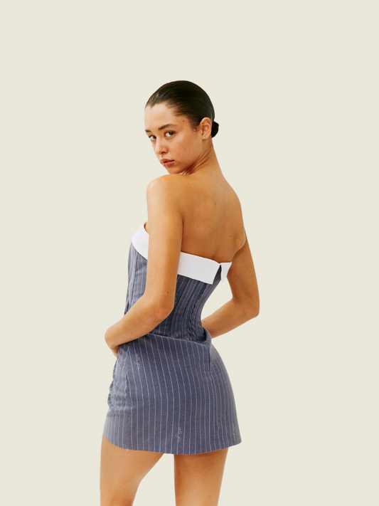 With Jean Chloe Corset Dress - Pin Me