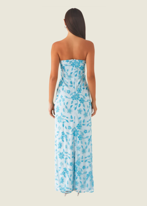 Peppermayo Blue Prism Beaded Maxi Dress hover image