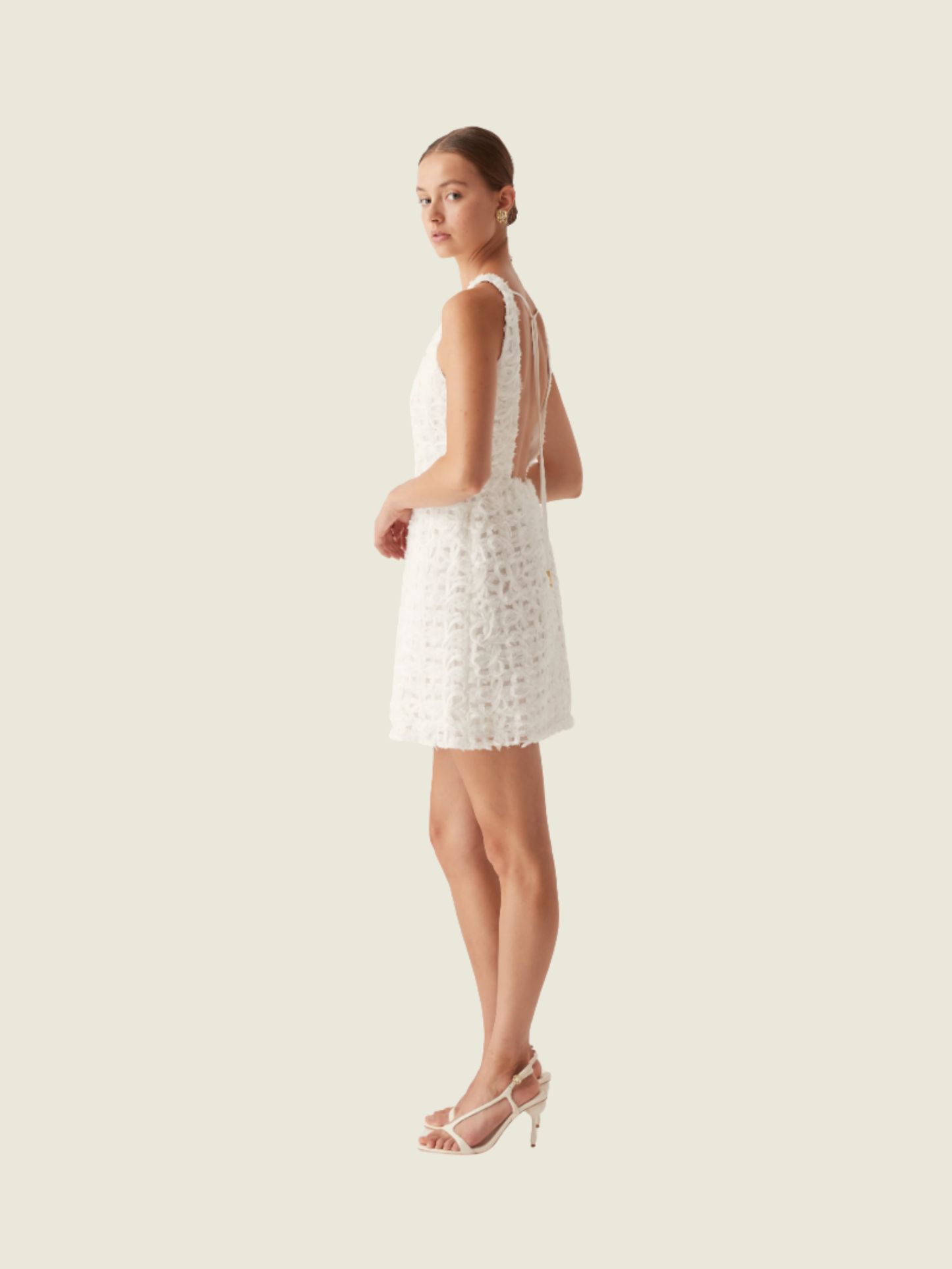 Aje Quintette Textured Mini Dress