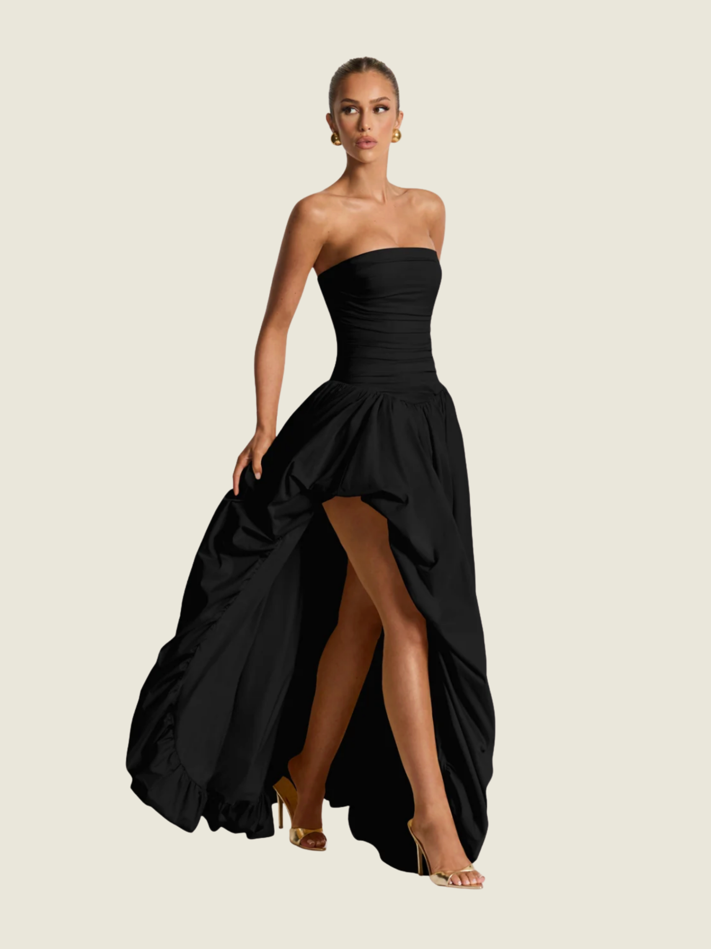 BABYBOO Jillian Maxi Dress - Black