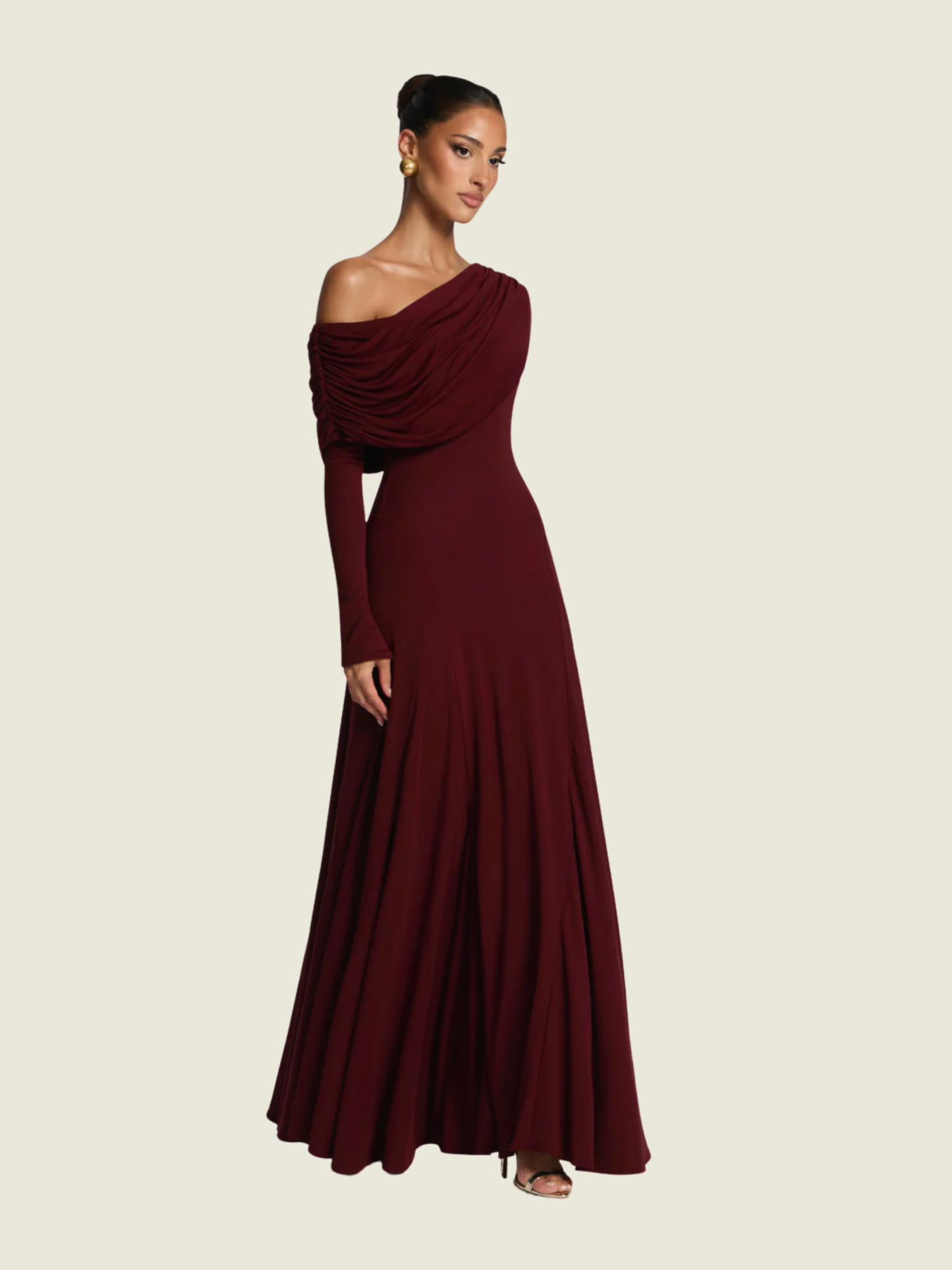 BABYBOO Rafaela Maxi Dress - Cherry