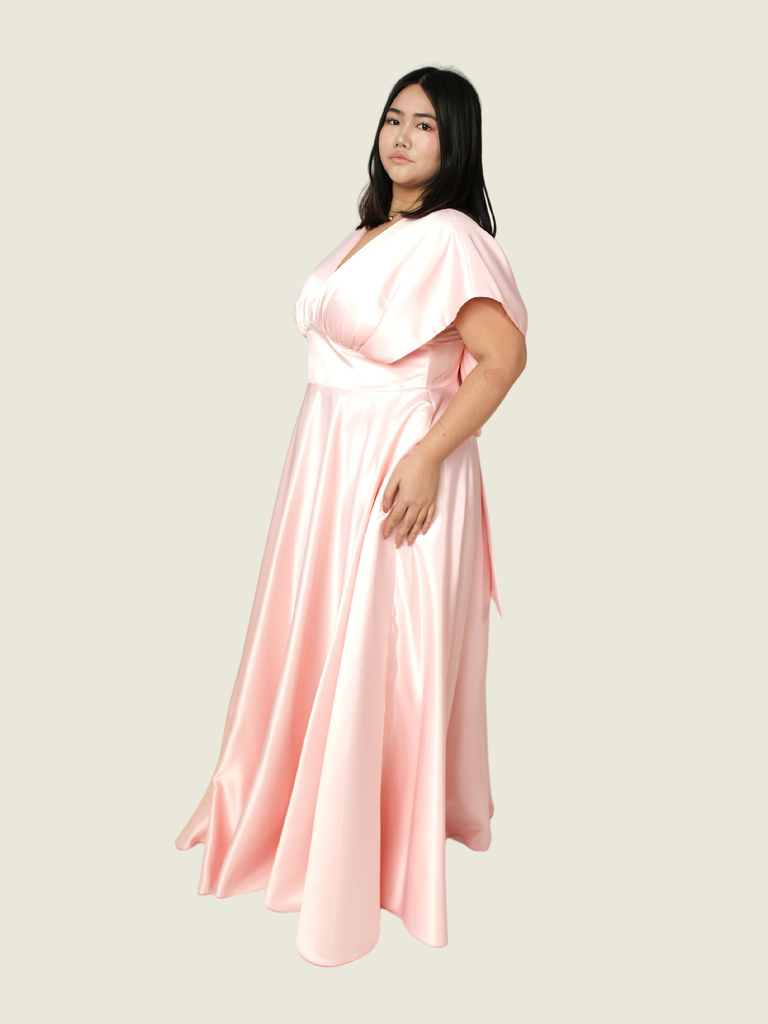 Bespoke by Raya Bow Pink Dress