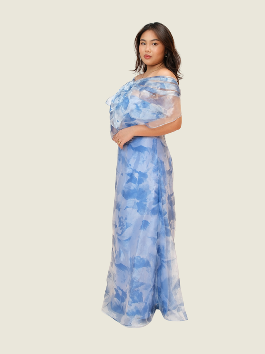 ByLatisha Studio Custom Blue Dress