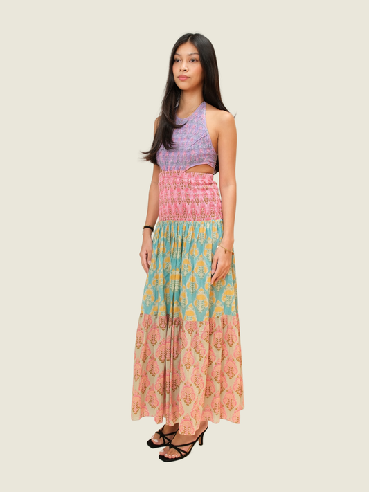 Charina Sarte Multicolor Maxi Dress
