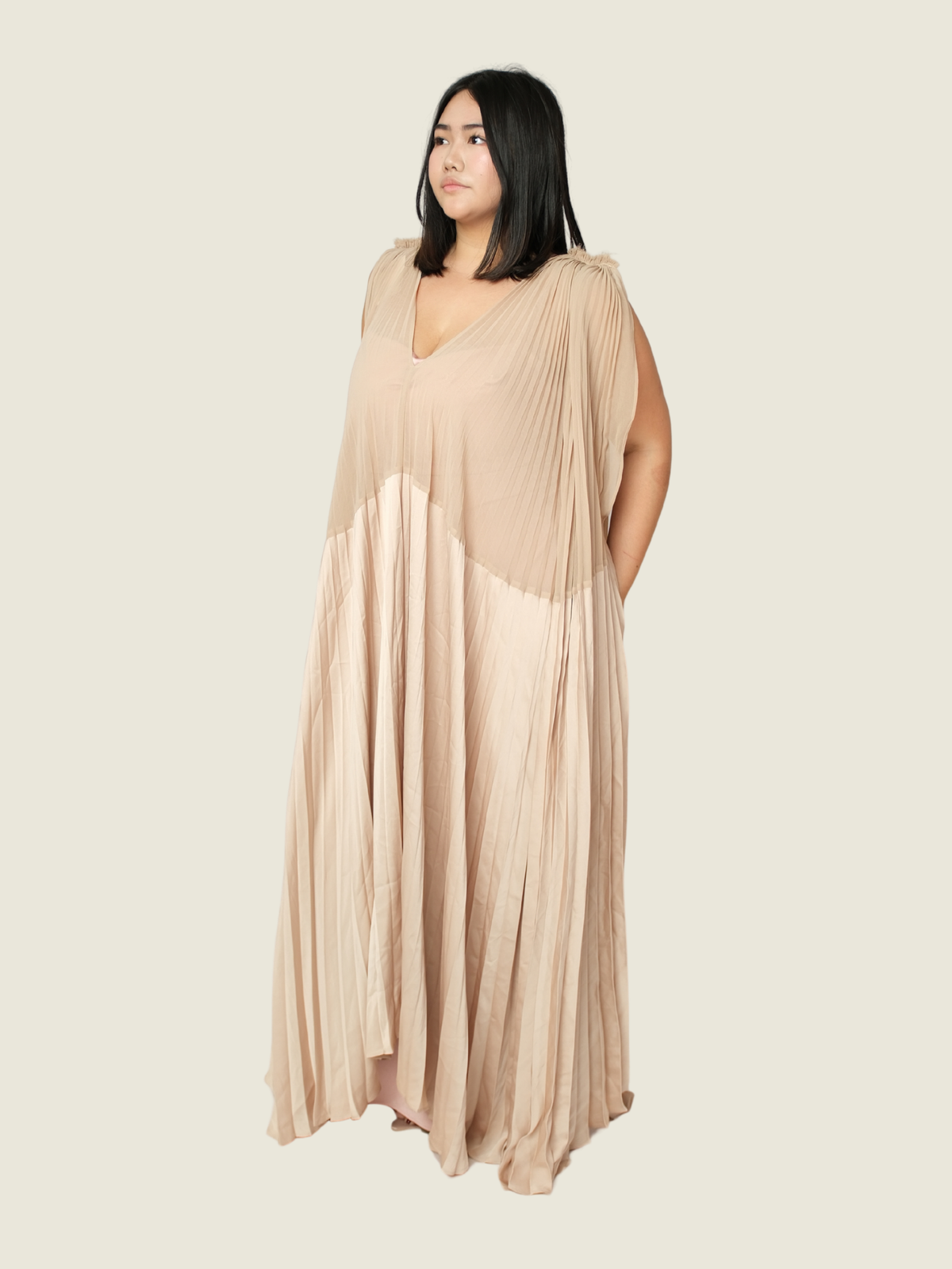 Chika Kasida Pleated Dress