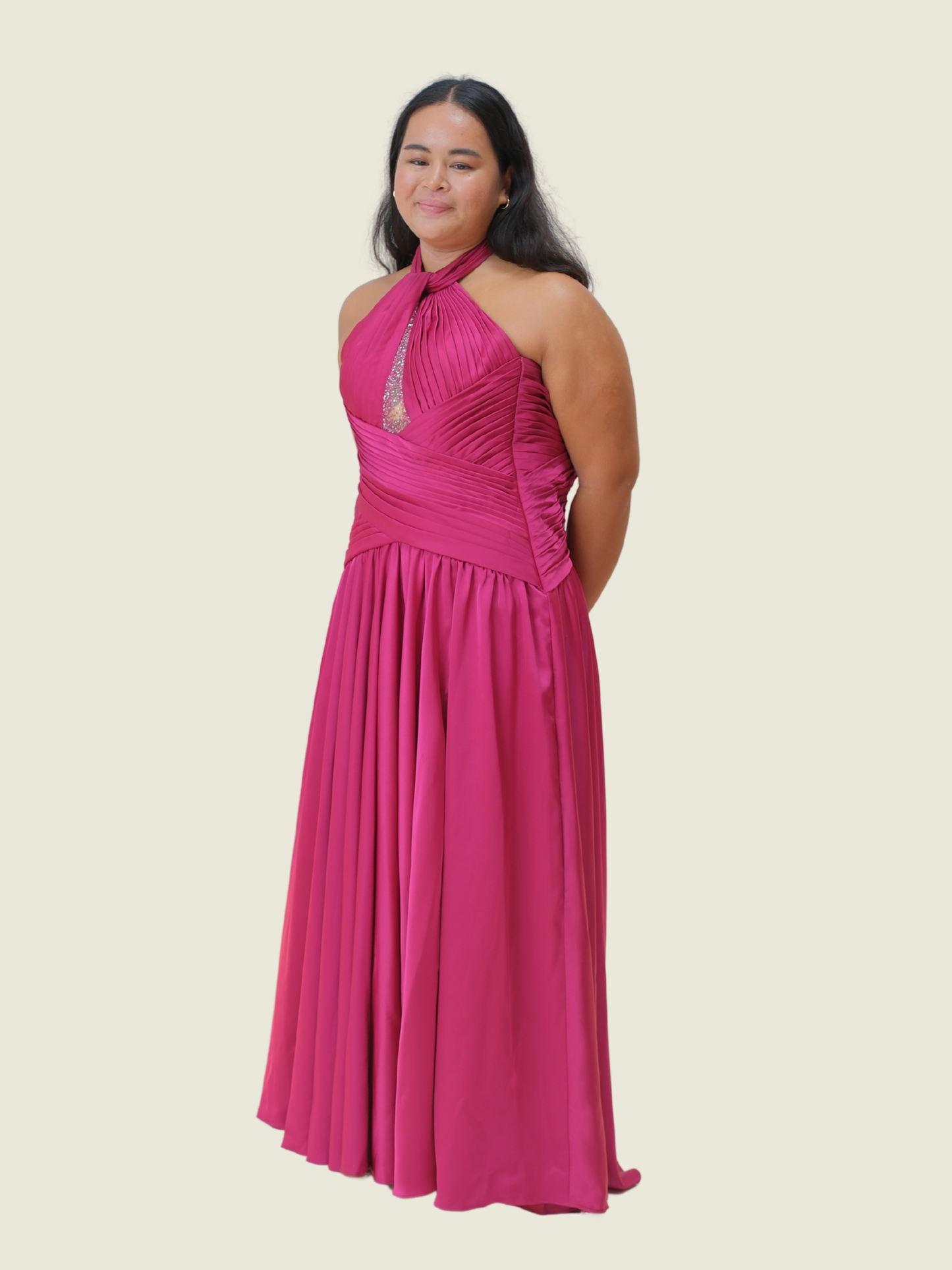 Custom Weareasy Magenta Gown (M-L)