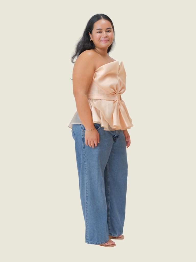 Debbie Co Alberta Dress in Champagne (L)