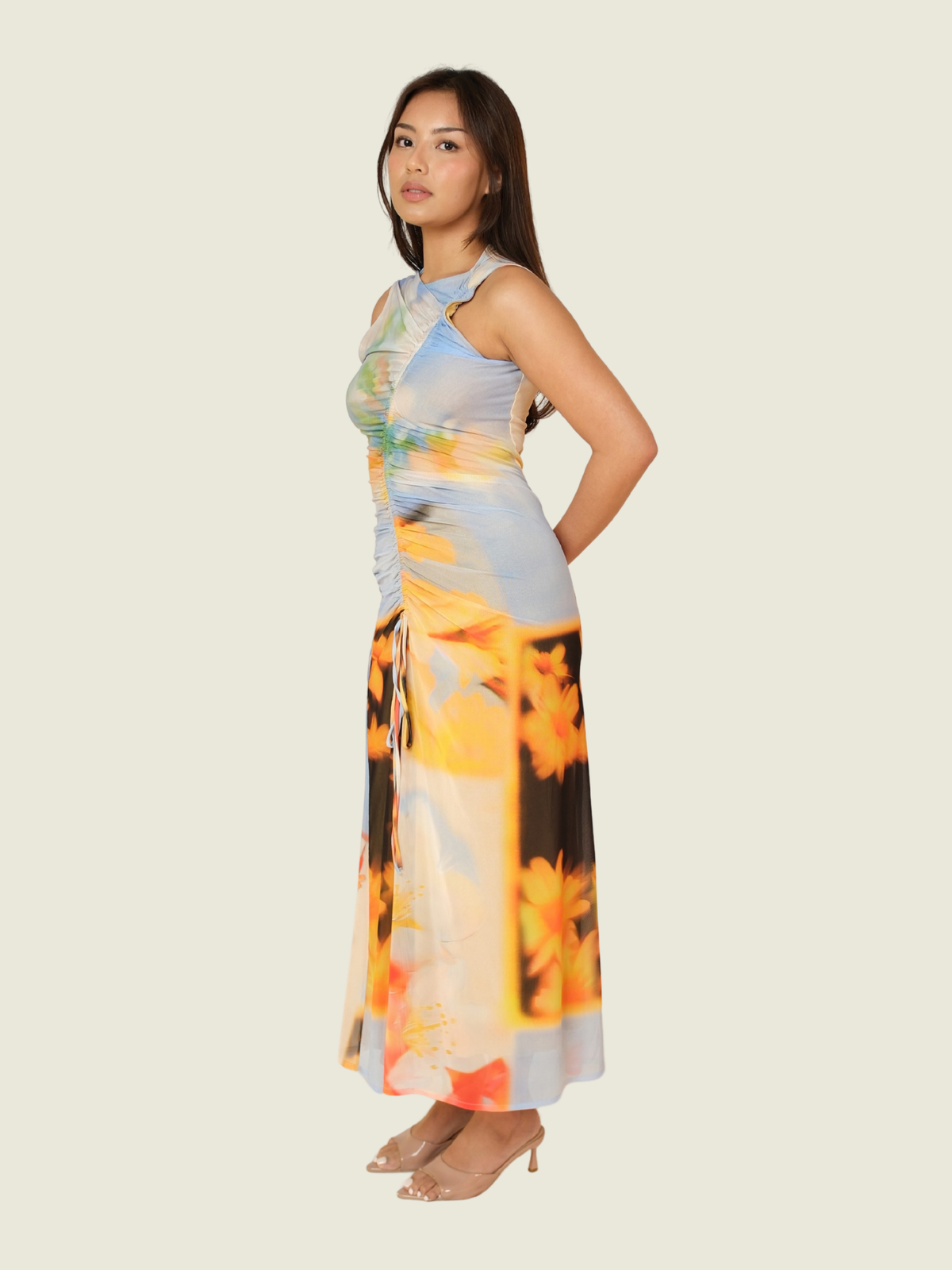 Desigual Draped Maxi Dress