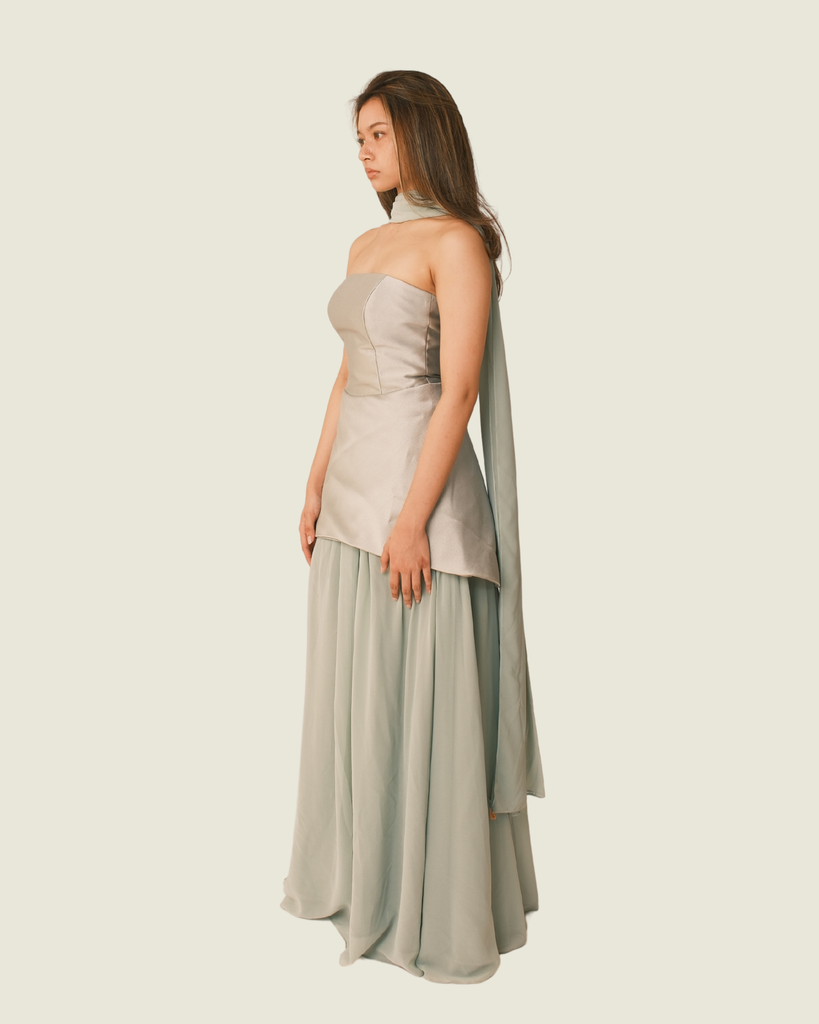 Desino Dulce Olive Green Maxi Dress