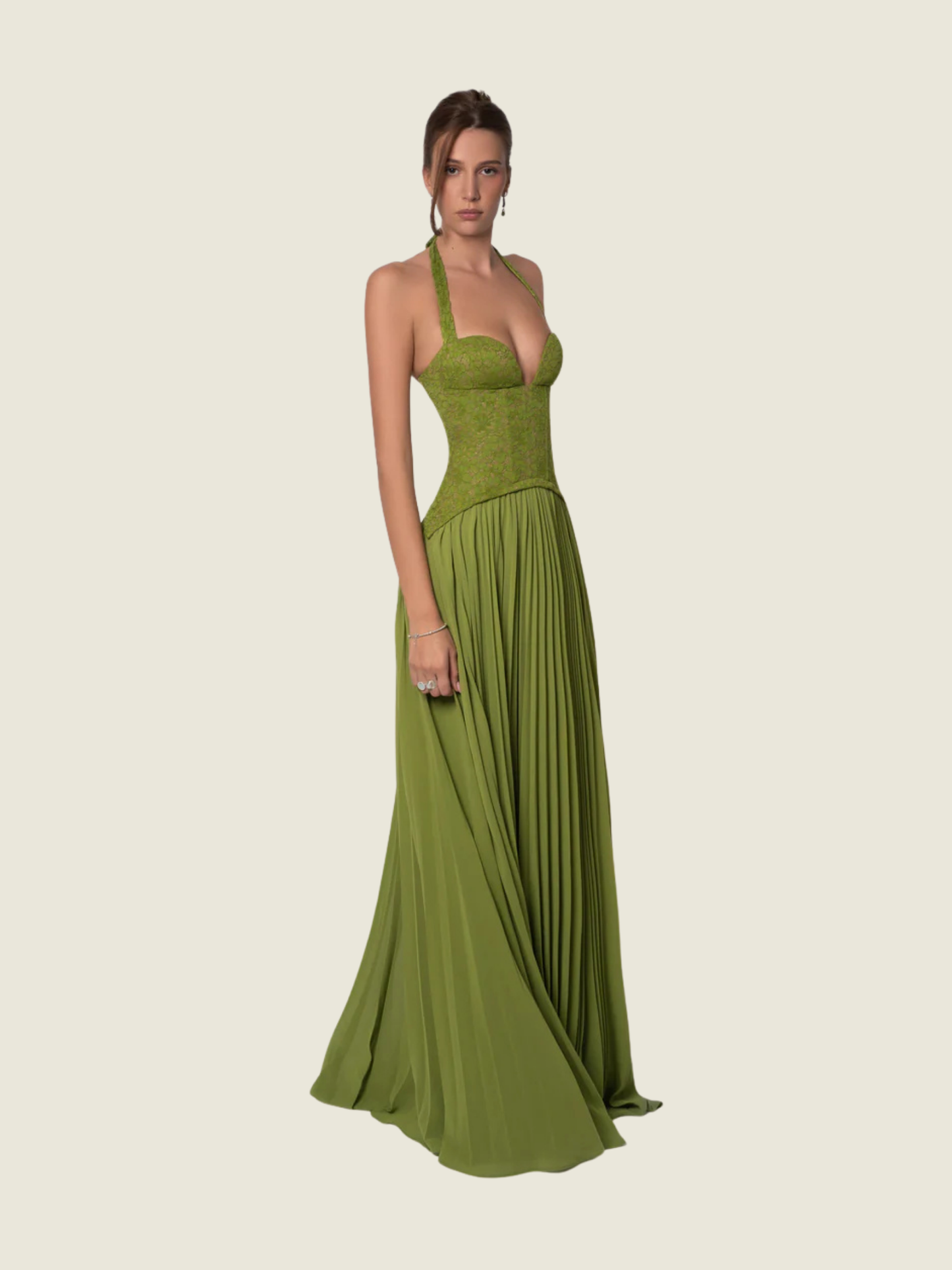Fenity Gaia Green Maxi Dress