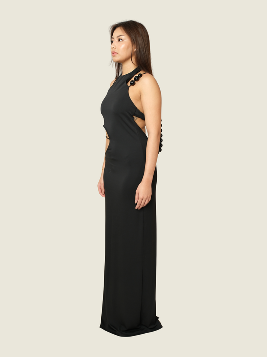 H&M Livia Beaded Cutout Dress