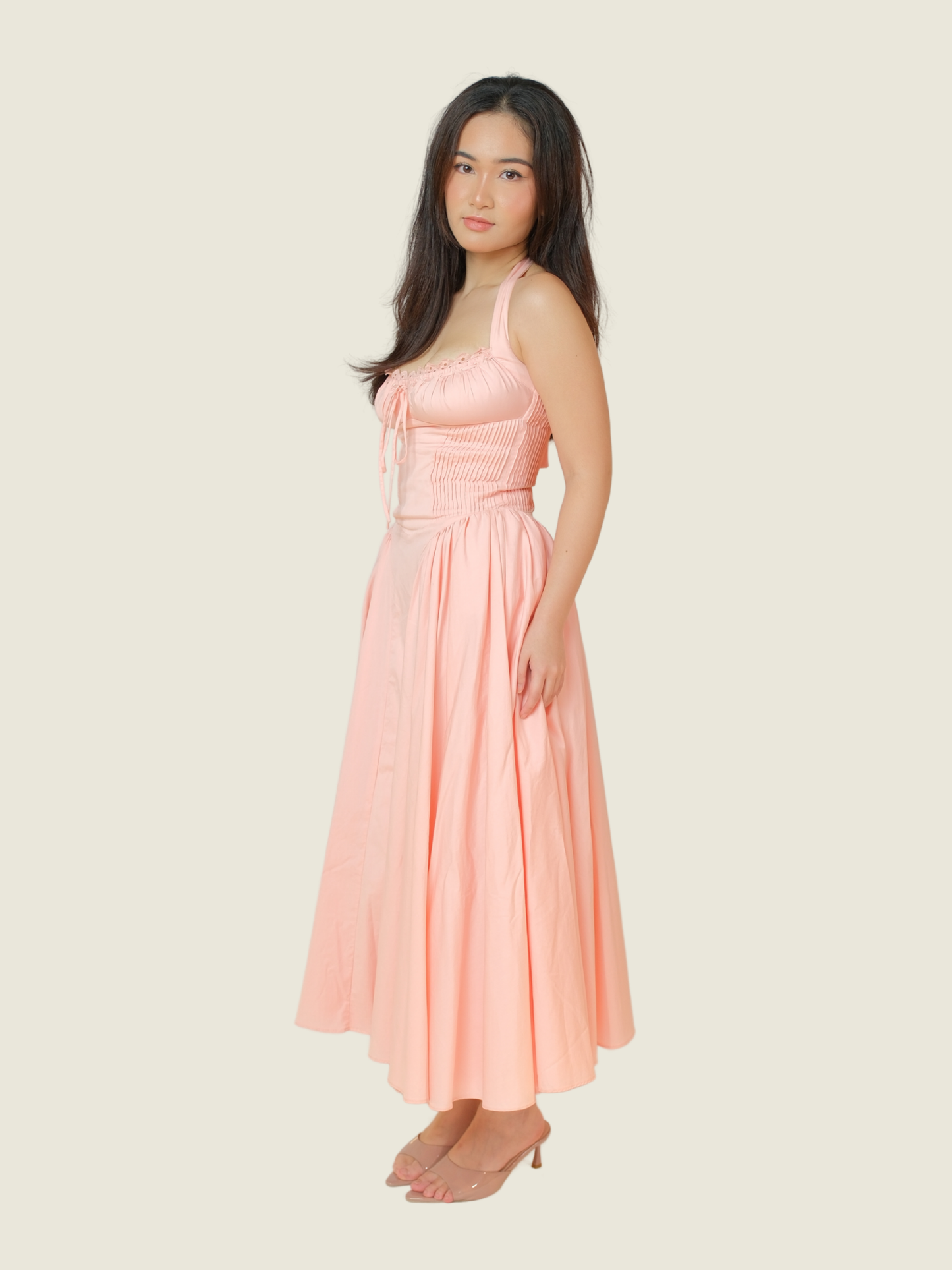 House of CB Adabella Halter Midi Sundress