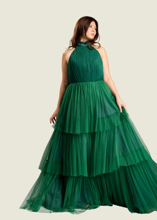 Love C Amelia Emerald Gown hover image