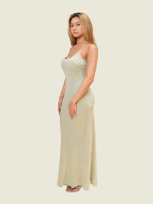 Maria Grachvogel Debenhams Beaded Silk Slip Maxi Dress