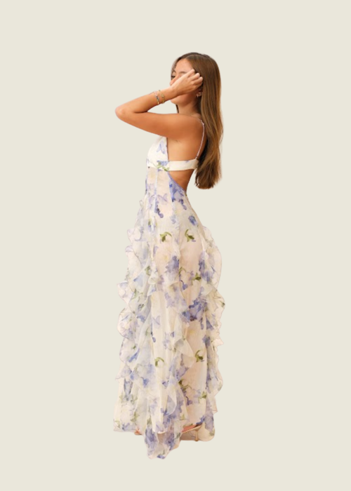 Menti Iris Flower Maxi dress hover image