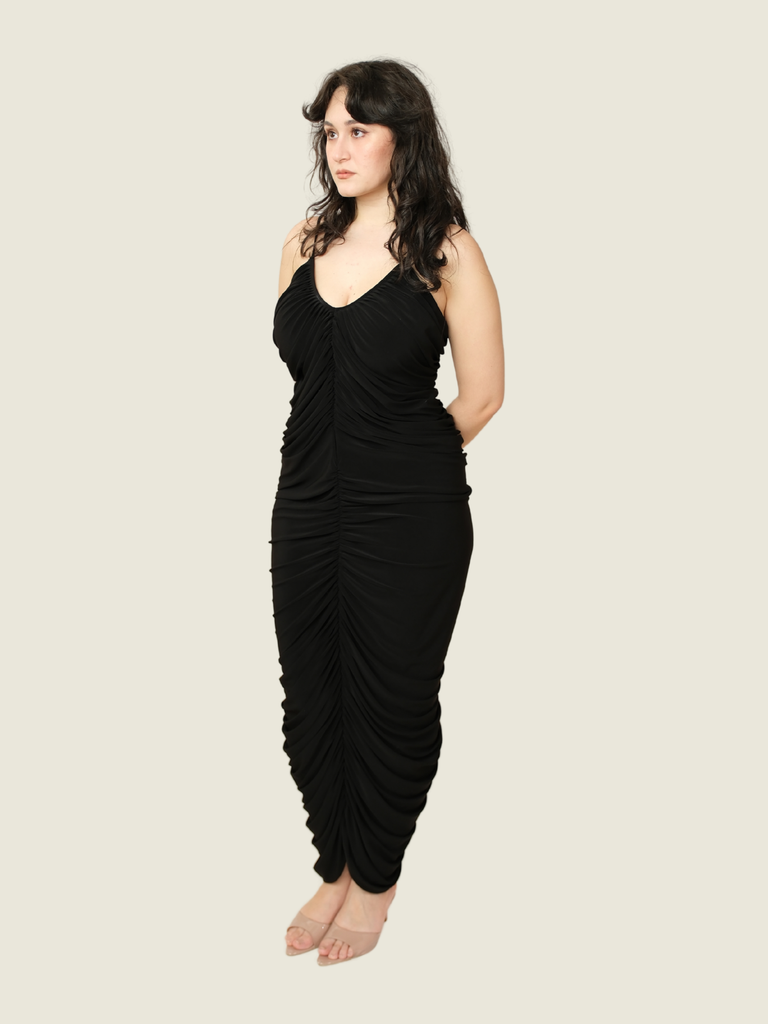 Norma Kamali Black Maxi Dress