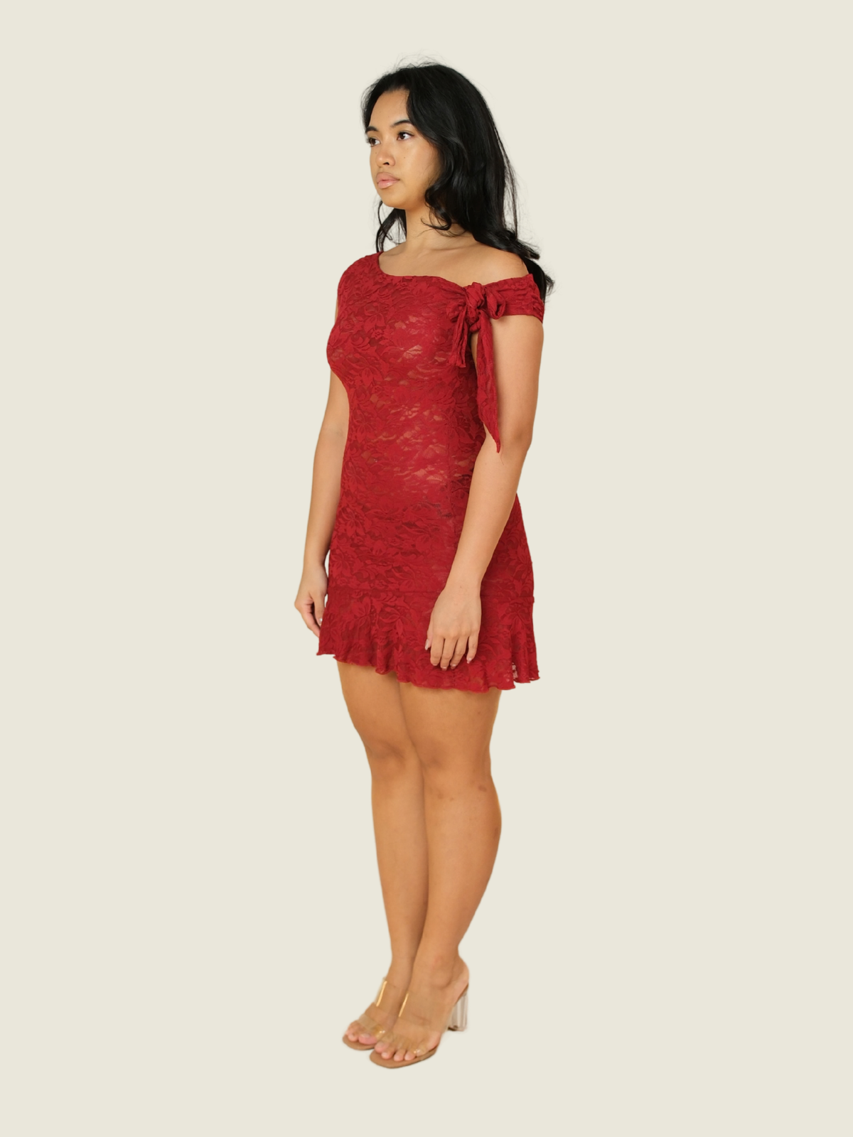 Peppermayo Palm House Lace Mini Dress
