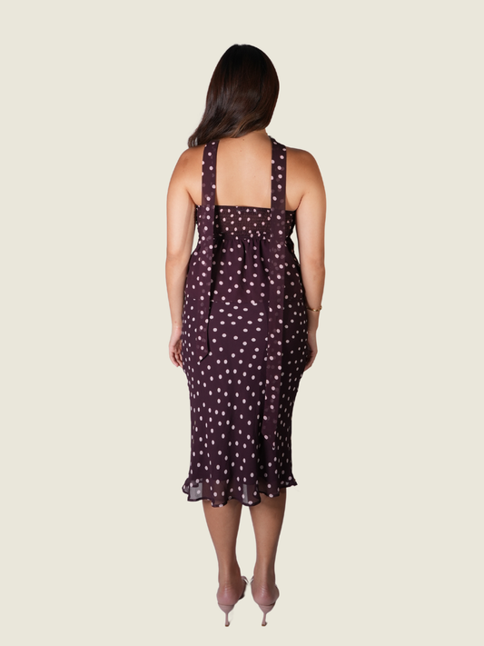 Princess Polly Polka Dot Set with Scarf