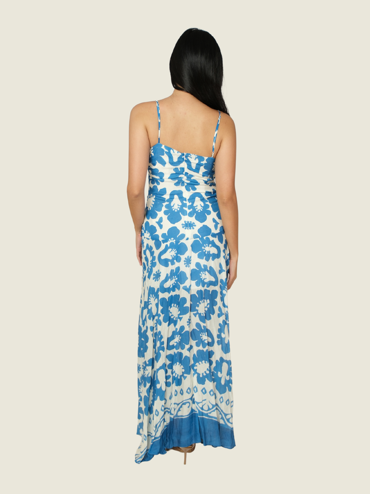 Sandro Linen-Blend Maxi Dress