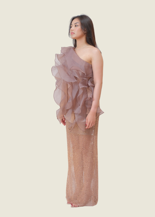 Serene Top and Paley Skirt in Dusty Mauve hover image