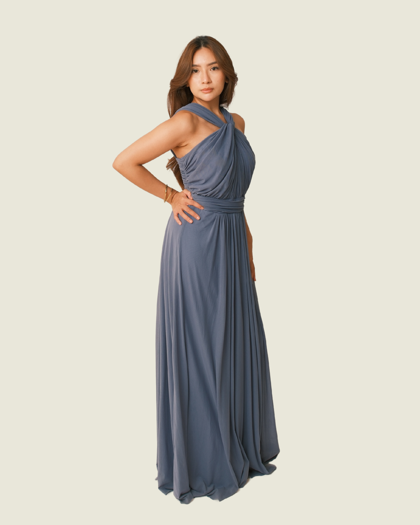 Tantease Madryn Powder Blue Maxi Dress