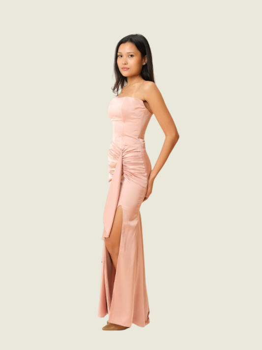 Vee Tan Studios Custom Pink Maxi Dress