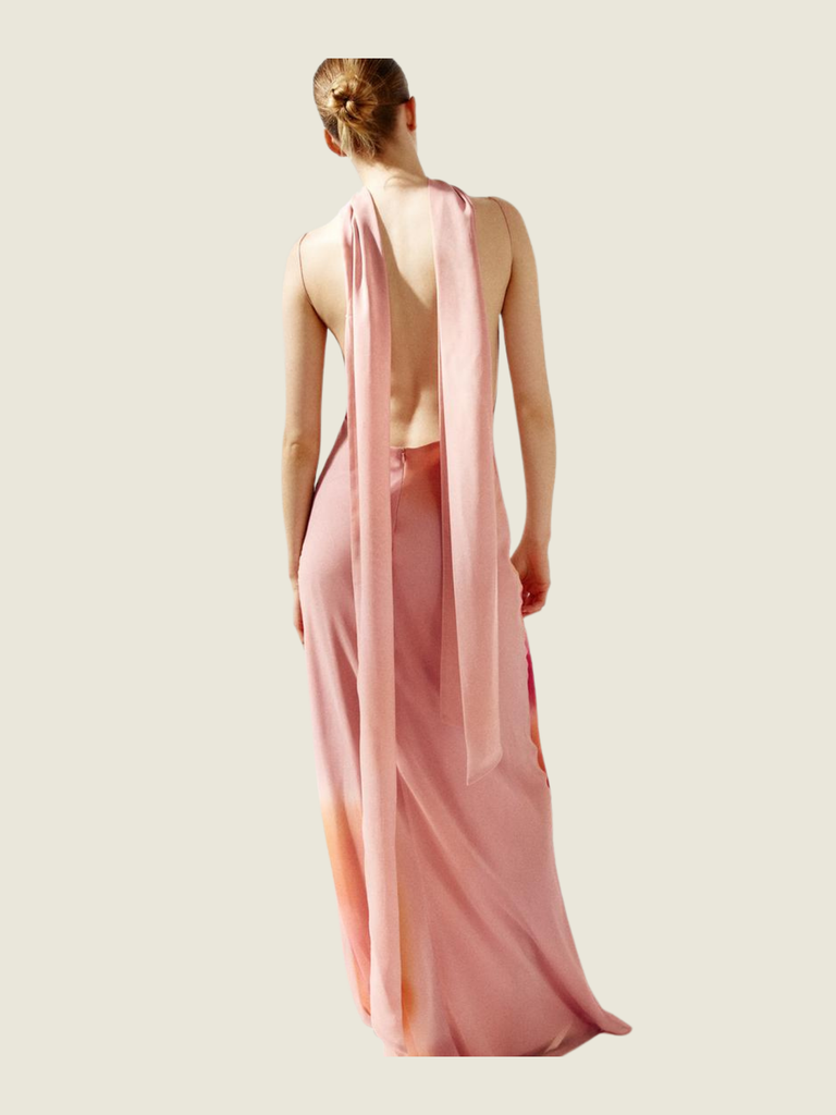 Zara Sunset Dress with Scarf