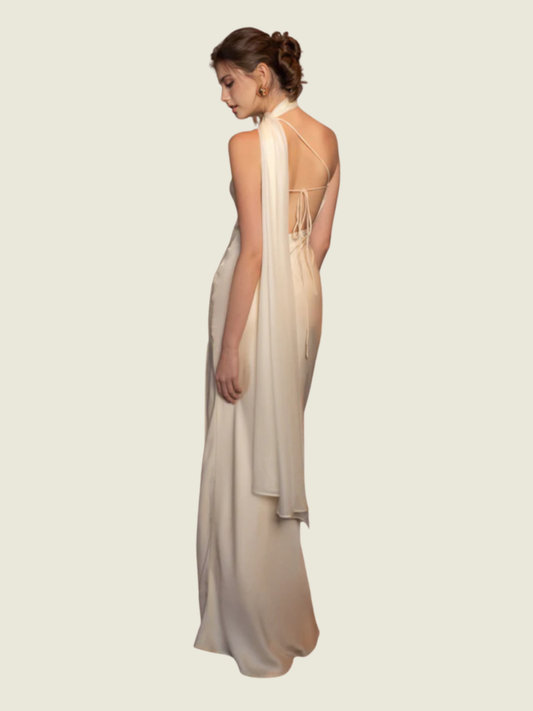 Kisserine White Caily Maxi Dress