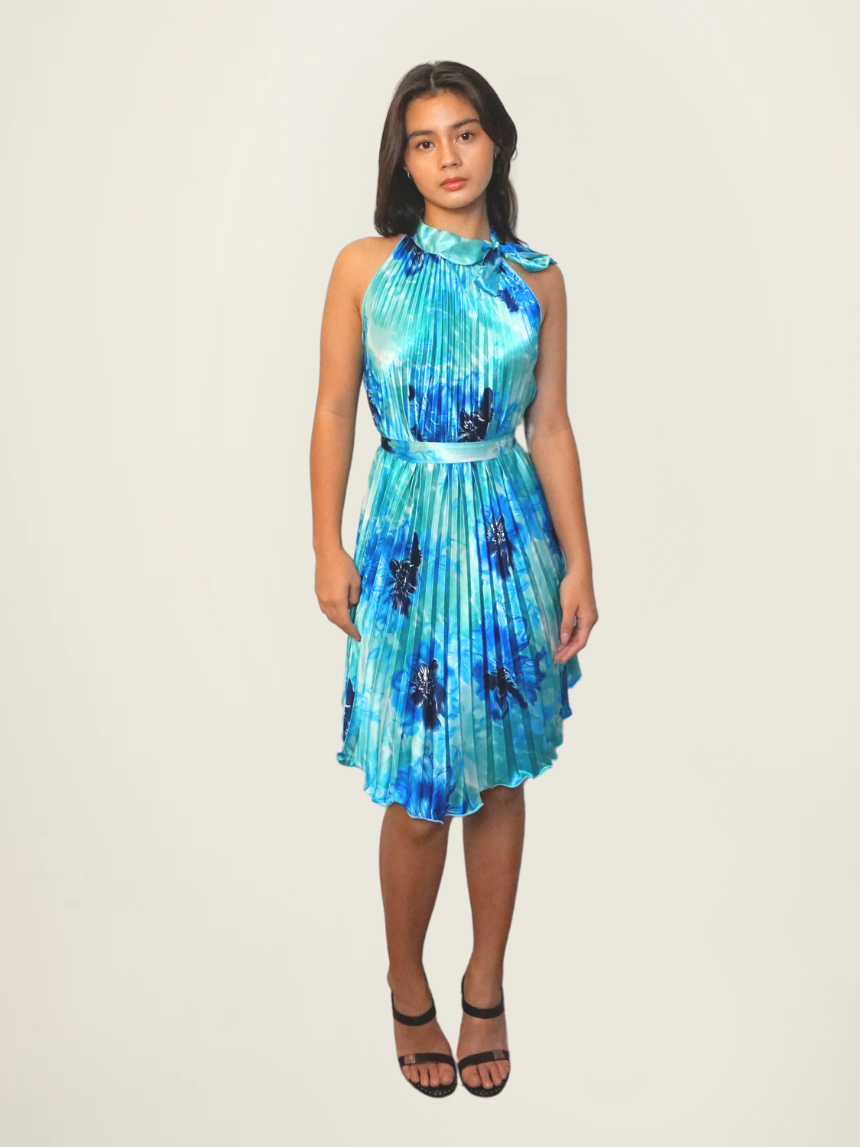 Saks Fifth Avenue Silk Halter Dress