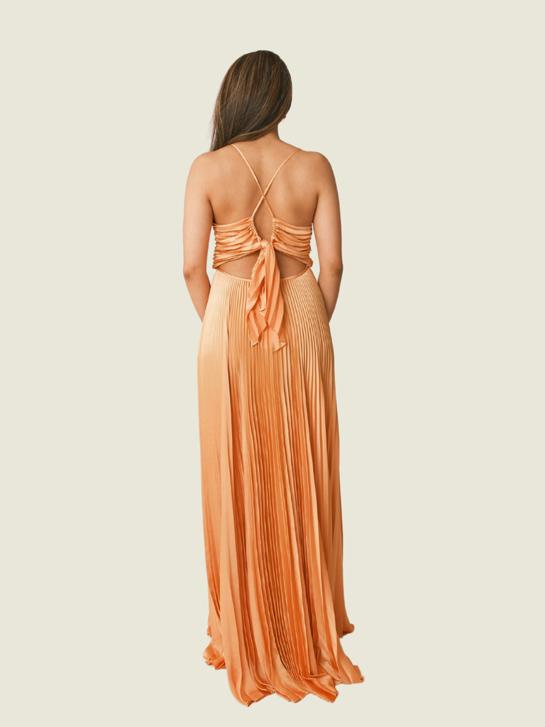 ALC Mandarin Orange Maxi Dress