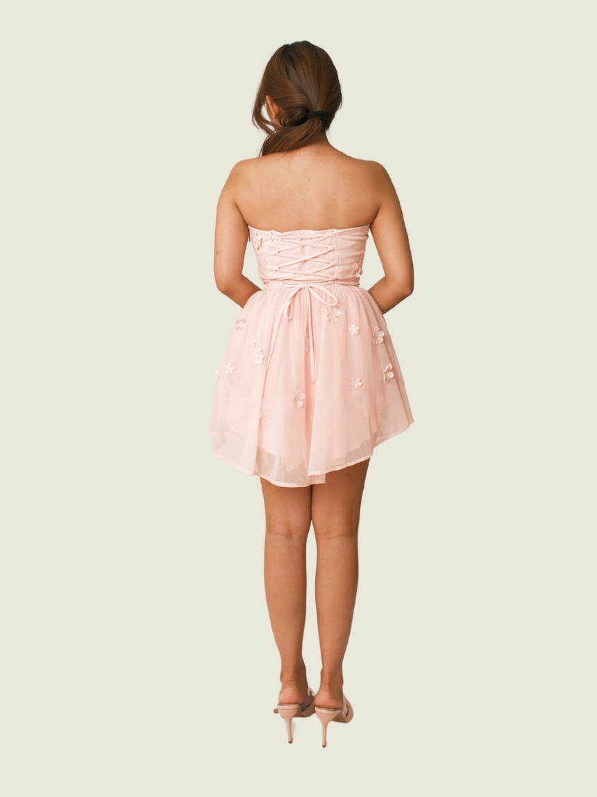 BABYBOO Justina Mini Dress in Pink