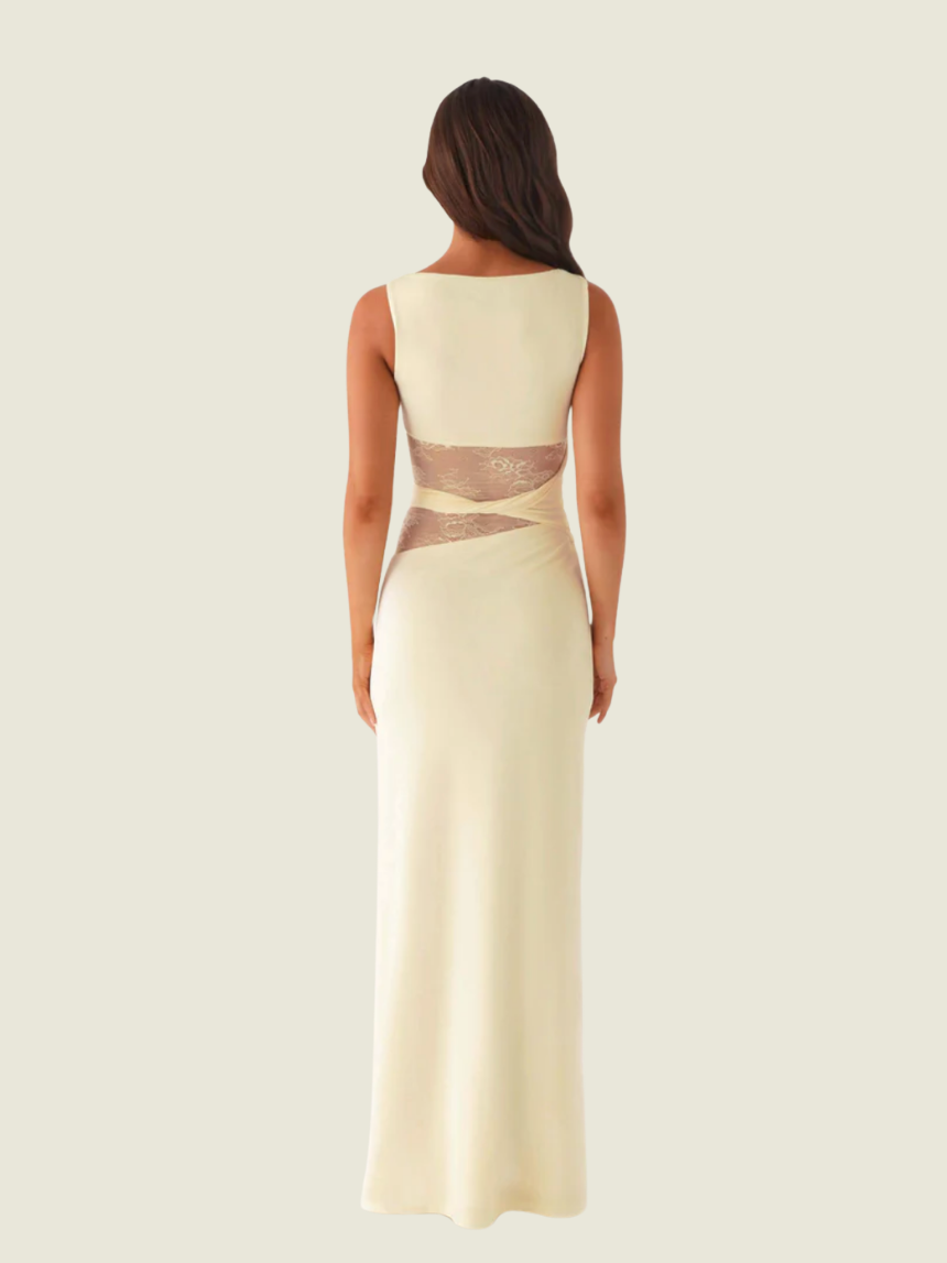 Peppermayo Exclusive Karma Yellow Maxi Dress