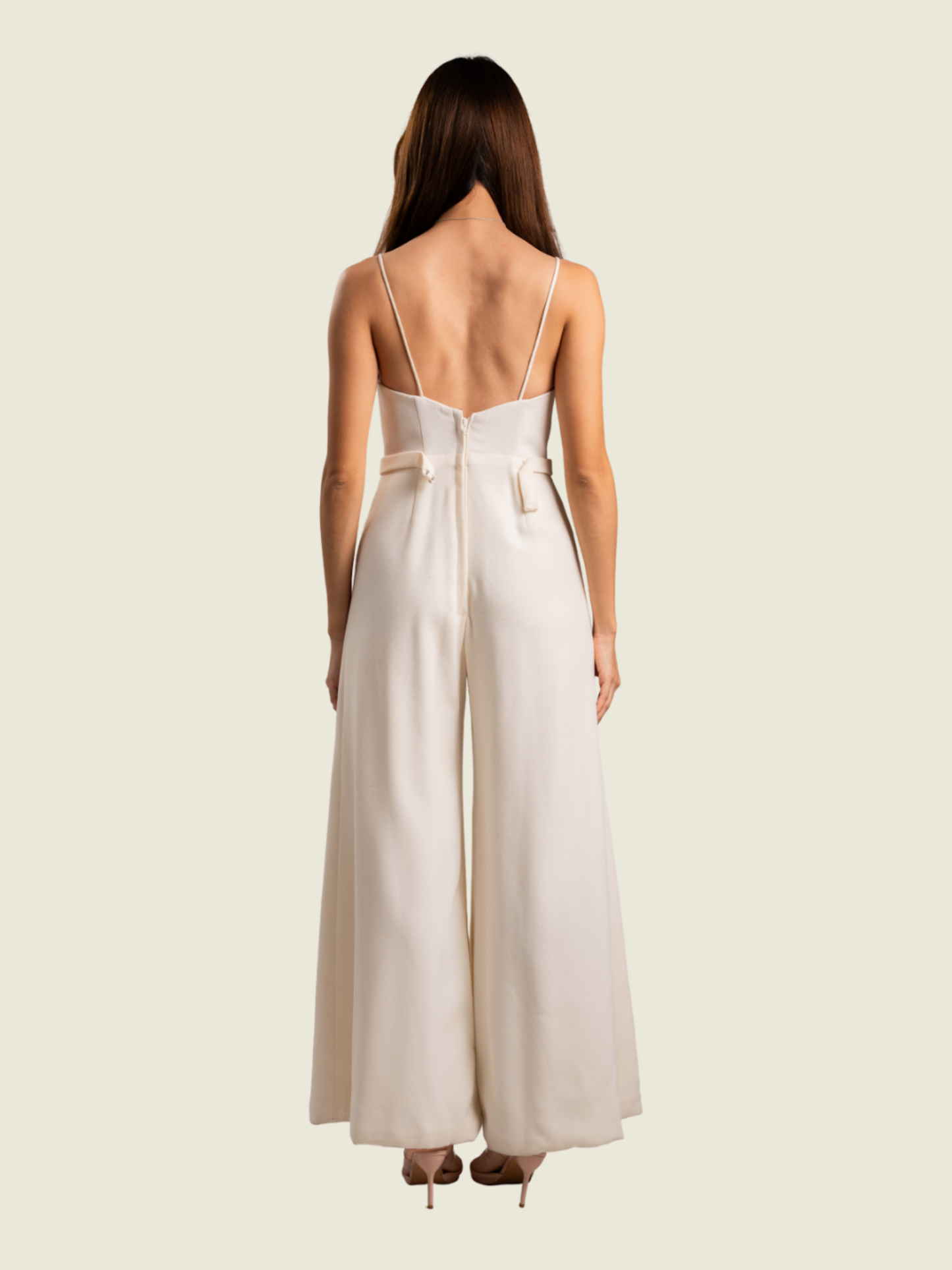 Patty Ang Custom White Jumpsuit
