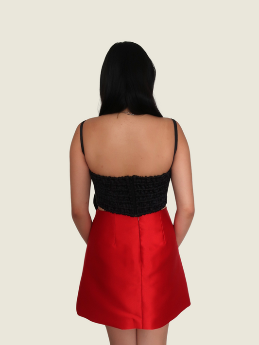 Atelier Carlene Red Mini skirt