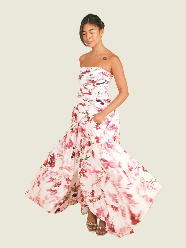 Aje Behold Maxi Floral Dress (M)