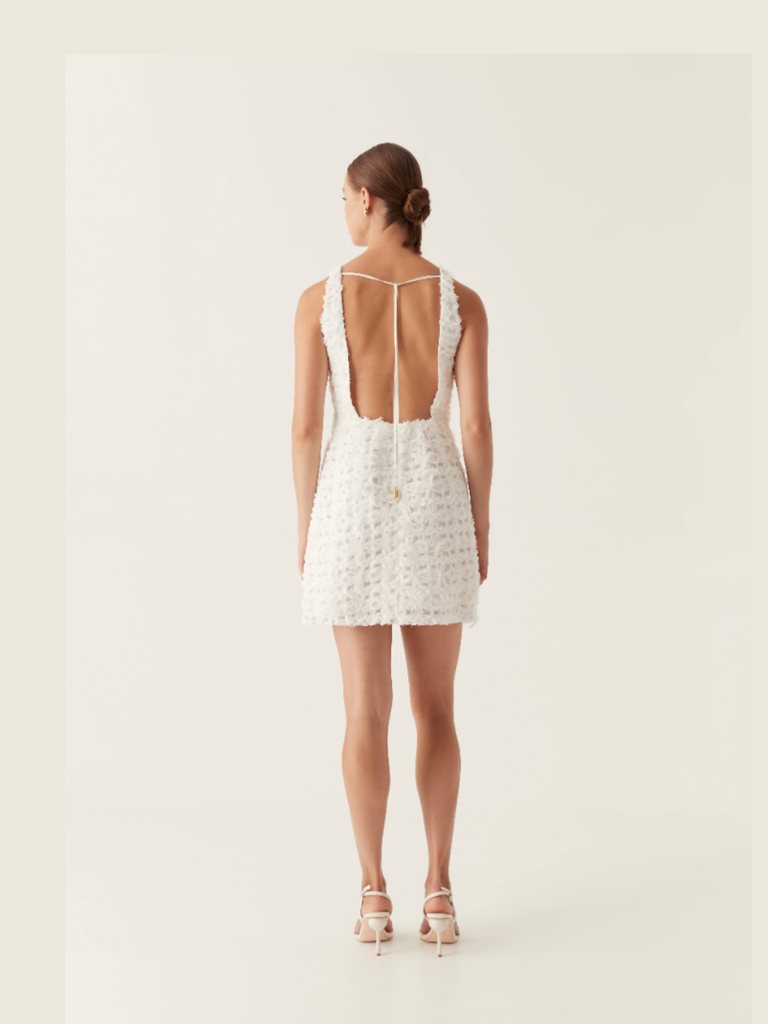 Aje Quintette Textured Mini Dress