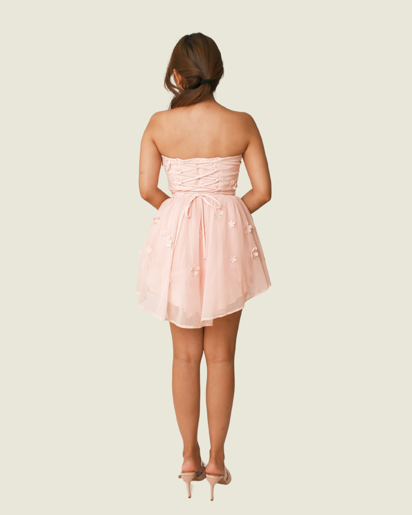 BABYBOO Justina Mini Dress in Pink