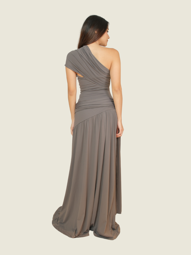 BABYBOO Monica Maxi Dress - Charcoal