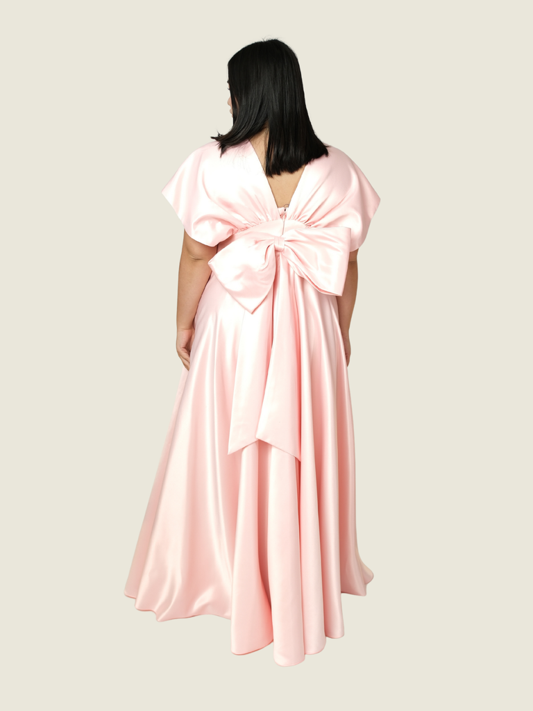Bespoke by Raya Bow Pink Dress