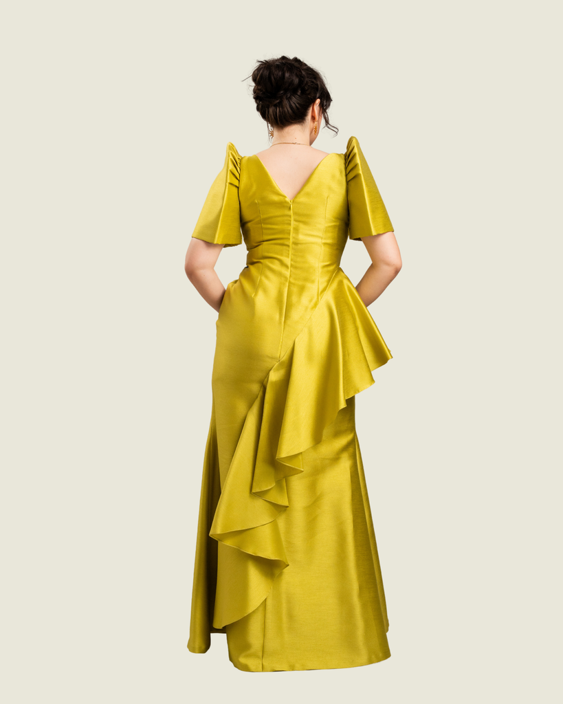 Custom Yellow Filipiniana