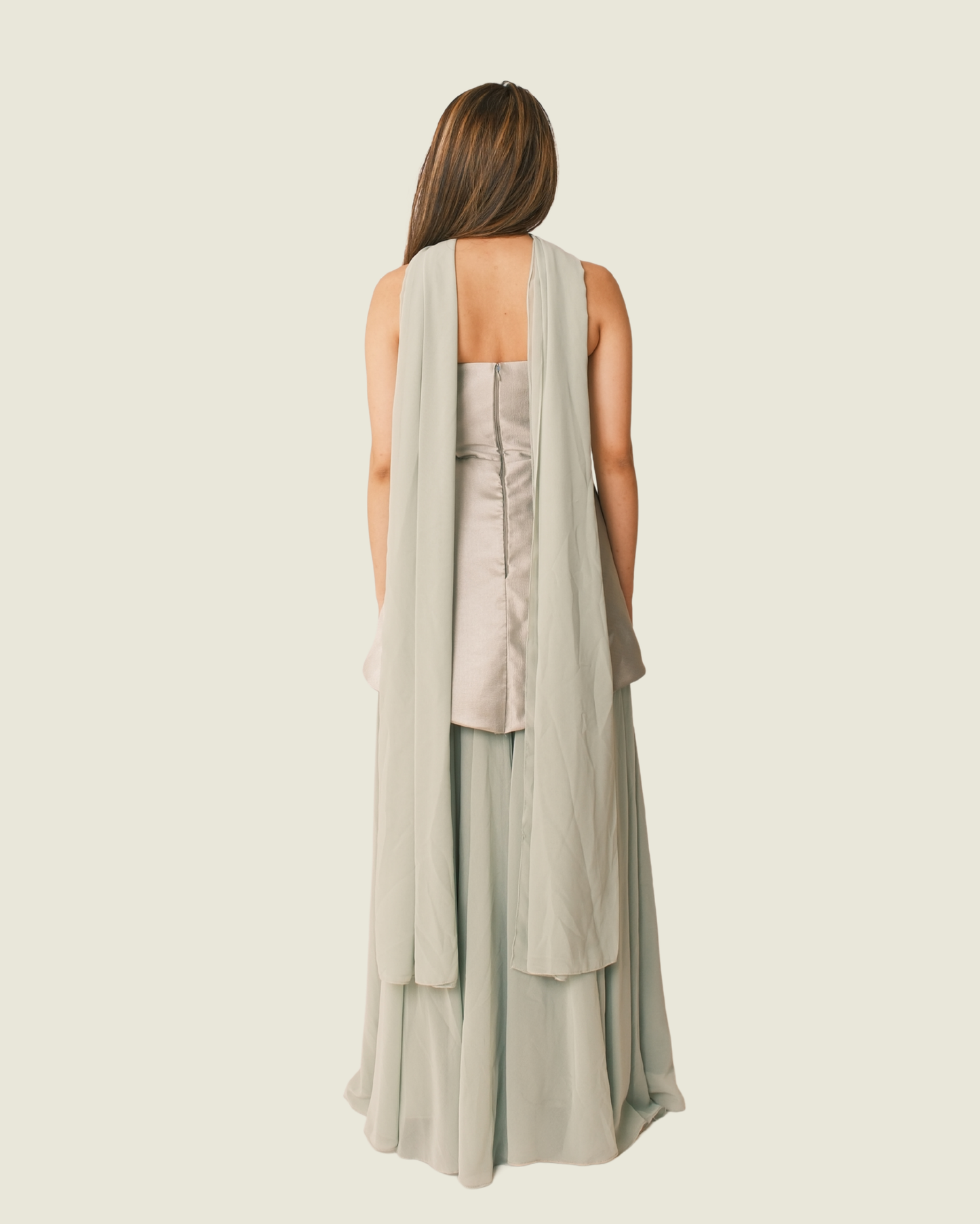 Desino Dulce Olive Green Maxi Dress